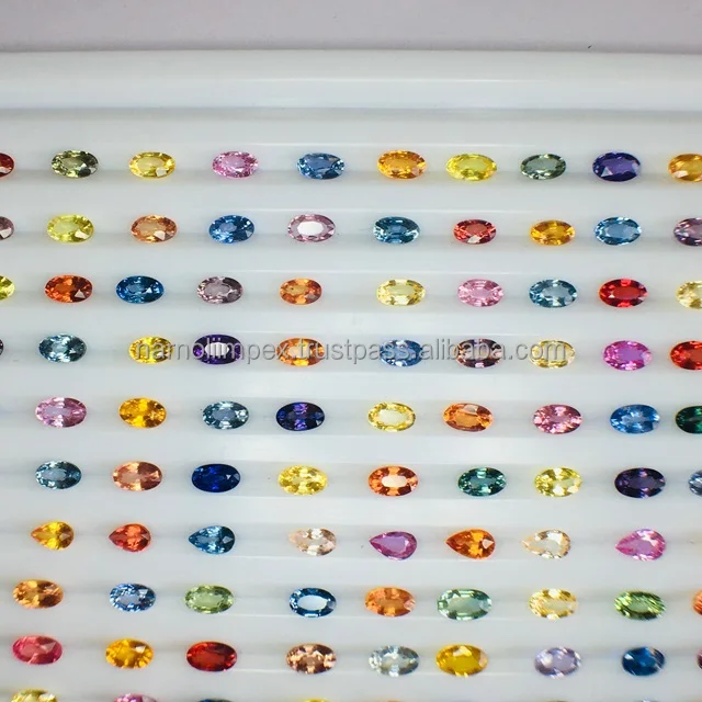 AAA Quality IGI Certified Loose Gemstones Natural Multi Sapphire with ...