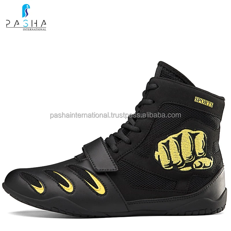 Custom Made Professional Boxing Shoes Men Women Embroidered Boxing