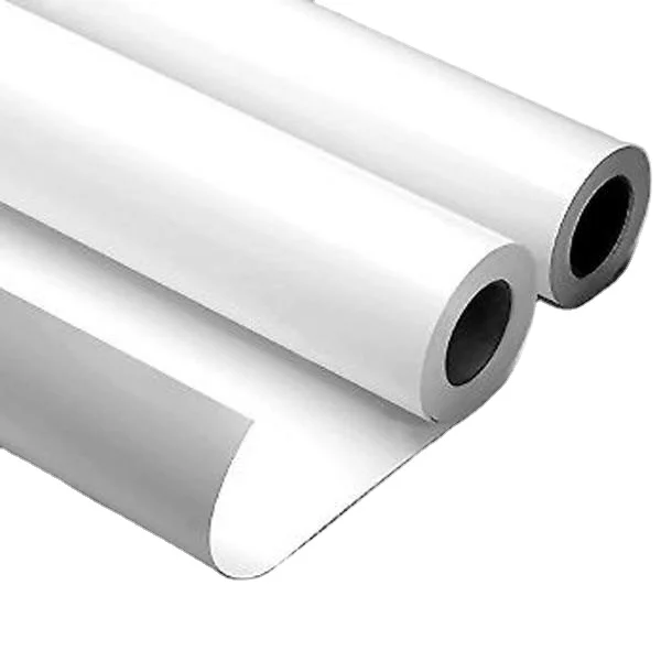 Factory Price PVC self adhesive vinyl Film wrap white high glossy with high quality