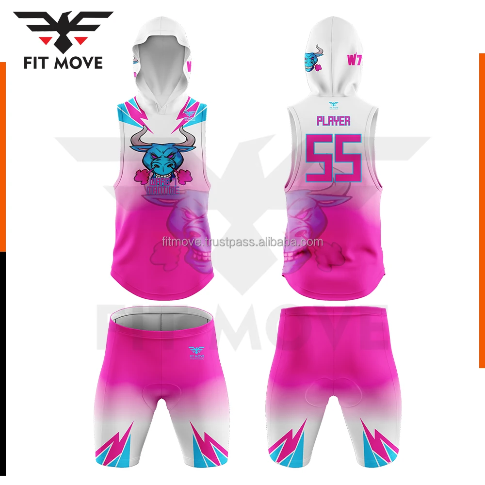 Flag Football Team Training Uniform 7v7 Uniform Sublimated Compression
