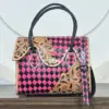 Black & Pink Checkered