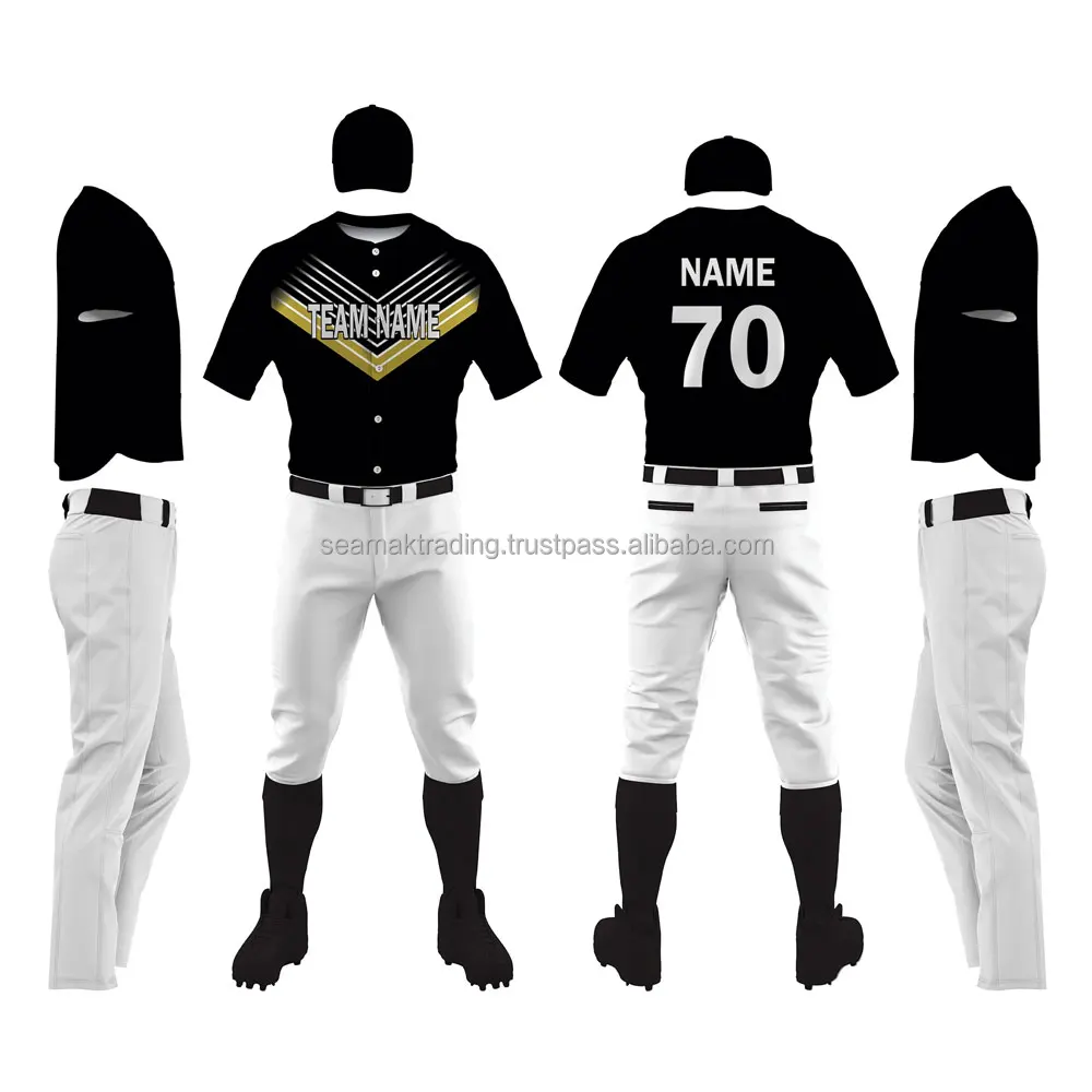 Youth Team Wear Custom Sublimation Softball Uniforms Jersey And Shorts