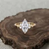 10K Gold (Moissanite)