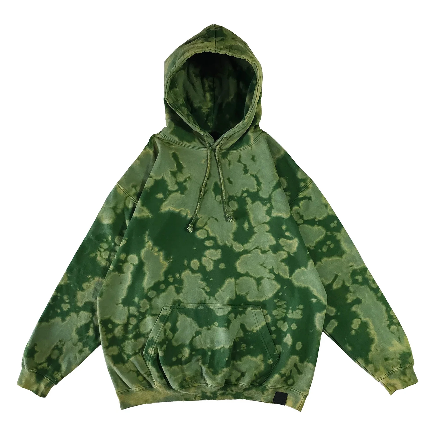 Glory Customize Pullover Hoodie Green & Olive Streetwear Sweatshirt With Adjustable Hood Front Pocket & Relaxed Fit For Unisex