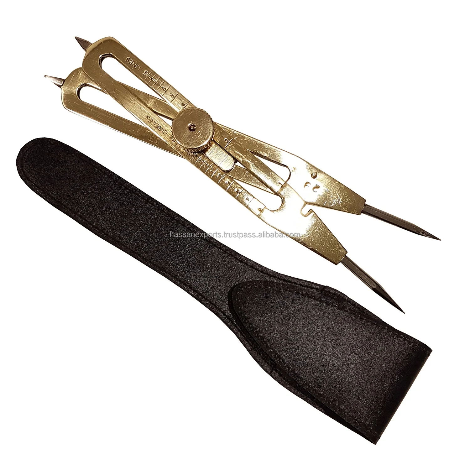 Nautical Proportional Chart Divider Plain Polished Brass Navigational