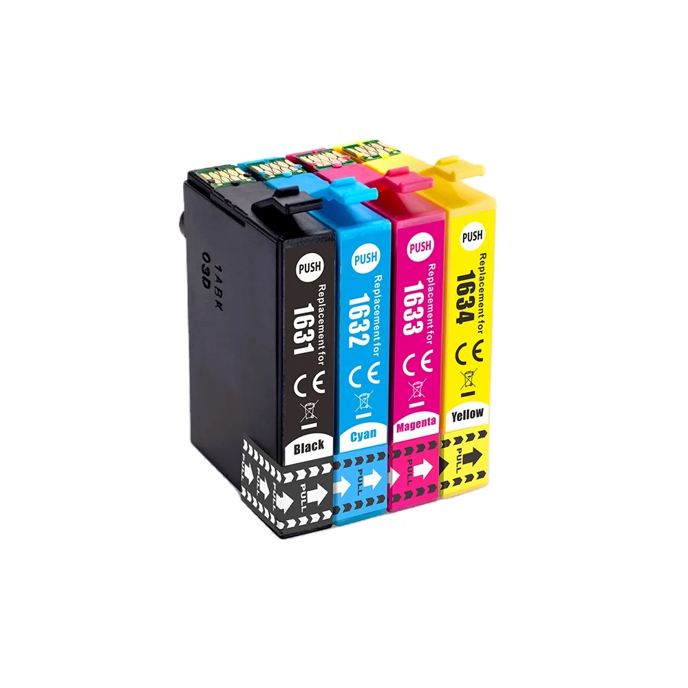 Lot 4 Cartouches Encre Compatibles 16 XL T1631-1634 - Pour Epson Workforce, Non-OEM, Neuf