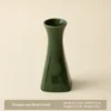 Jarrón trompeta [Verde oscuro]