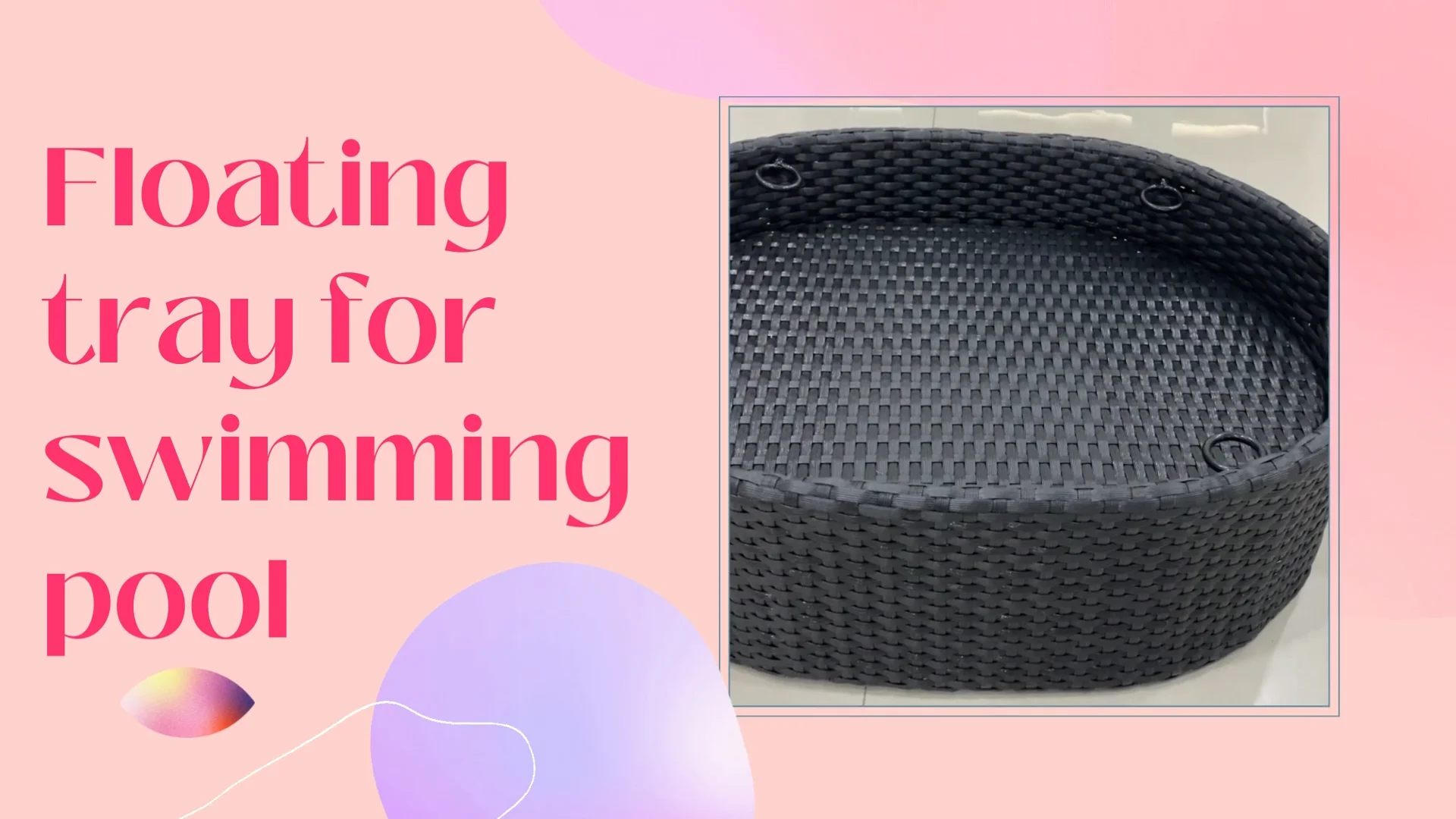 Floating Beverage Tray Waterresistant Floating Tray Pool Accessory