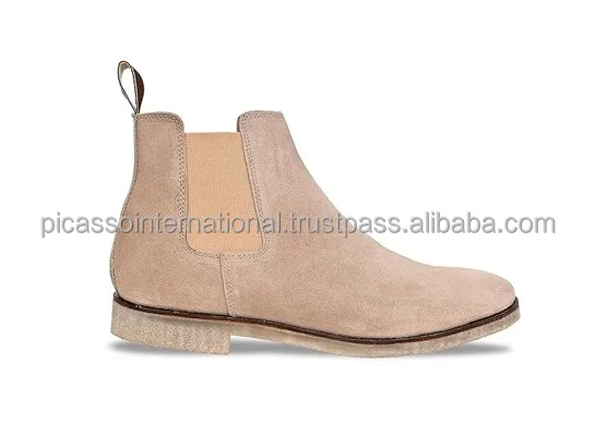 Indian Manufacturer of Best Quality Hot Selling Modern Design Men's Genuine 100% Swede Leather Boots at Factory Price