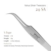 Curved tweezer [24-SA]