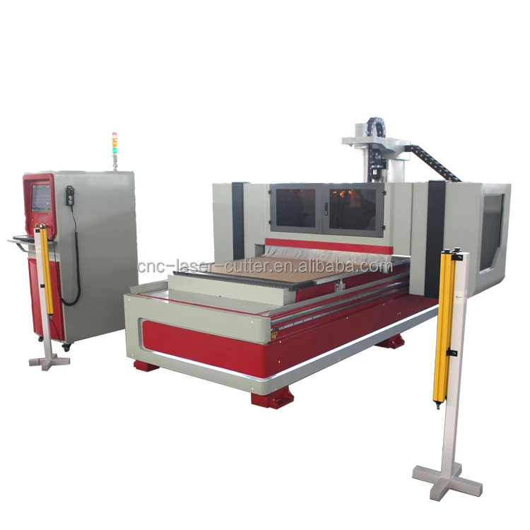 Atc Woodworking Machine 1328 Linear Nesting Atc 12 Tools With 9 kw Spindle Cnc Atc