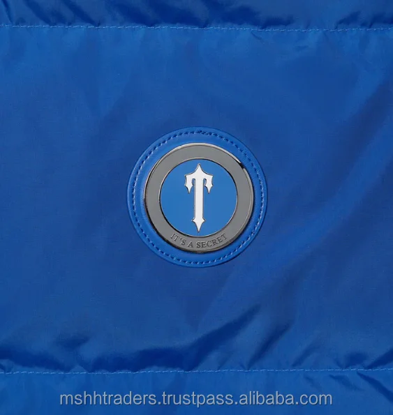 Mens Trapstar Dazzling Blue Irongate Jacket Detachable Hoodie Buy