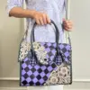 Purple & Black Checkered