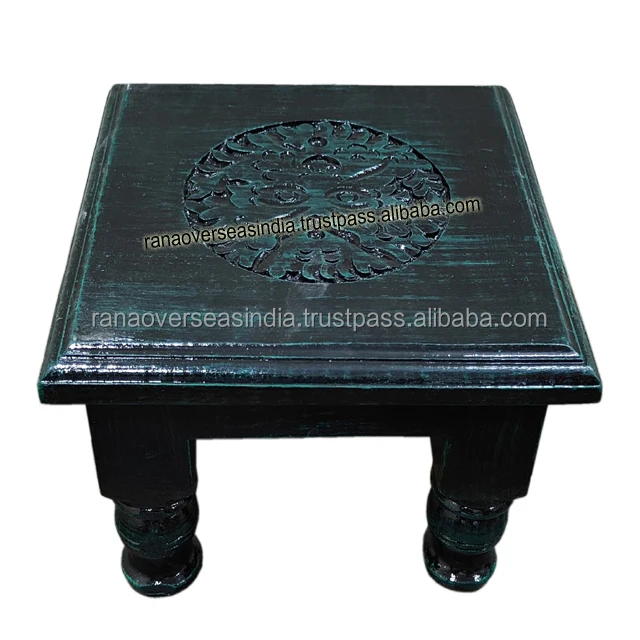 Wood Table Ritual Decorative Handmade Wooden Altar Table - Spiritual Offerings