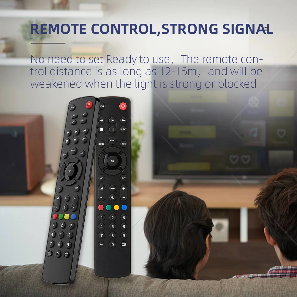 One for All Contour 4 Universal Remote Control Smart TV Set Top Box DVD Blu-ray and Audio Devices for All Brands URC1240