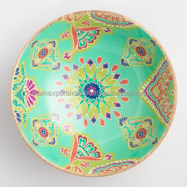 Moroccan Handmade Ceramic Serving Bowl - Large 12 Inches Across - View #6