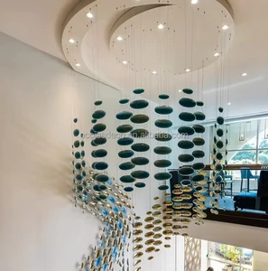 Modern Design Decoration Lamp for Villa Hotel Lobby Wedding Hotel Large LED Ceiling Chandelier