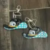 Turquoise & White Checkered