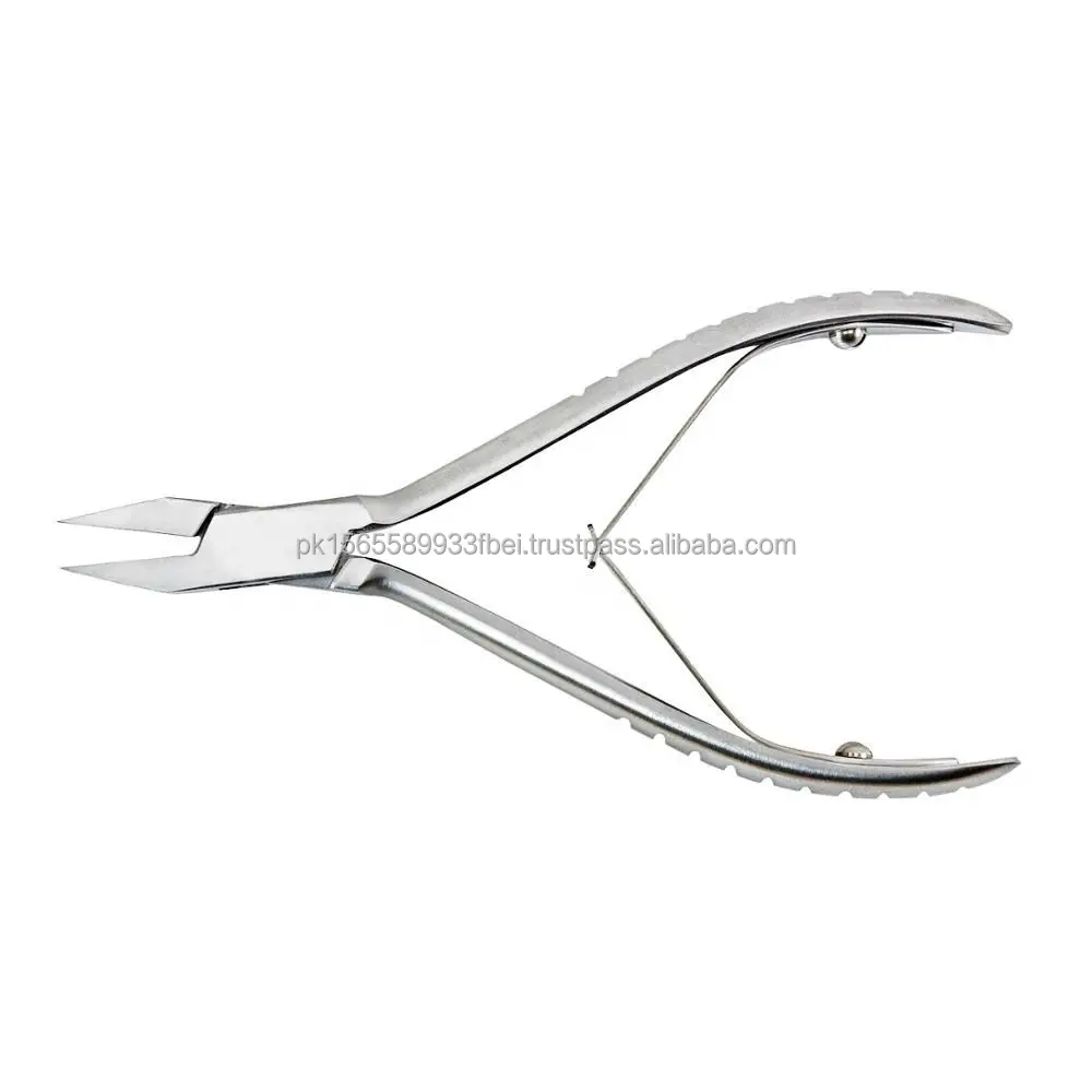 Nail Nippers Professional MEHAZ 1/4 Jaw Double-Spring Nickel