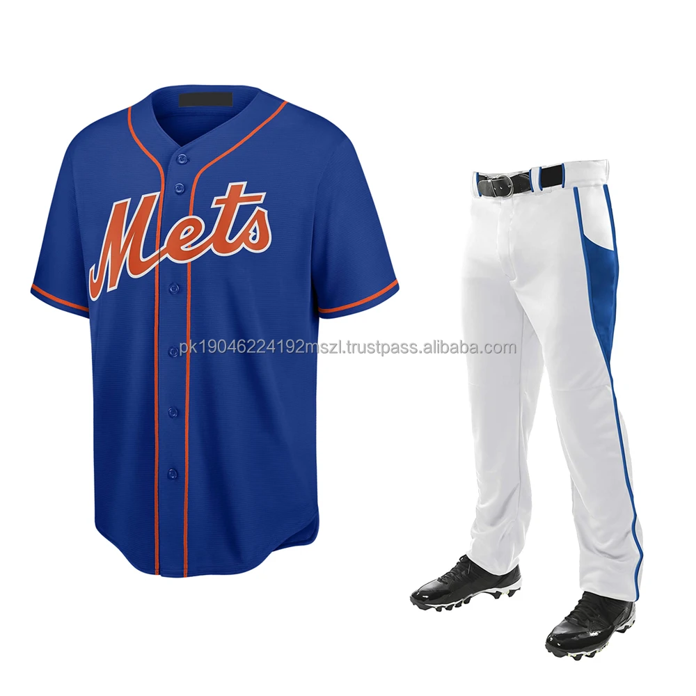 Full Sublimation Printing Baseball Uniforms Sets Factory Direct Supply