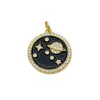 Shiny Star Planet Saturn Charm Enamel Pendants