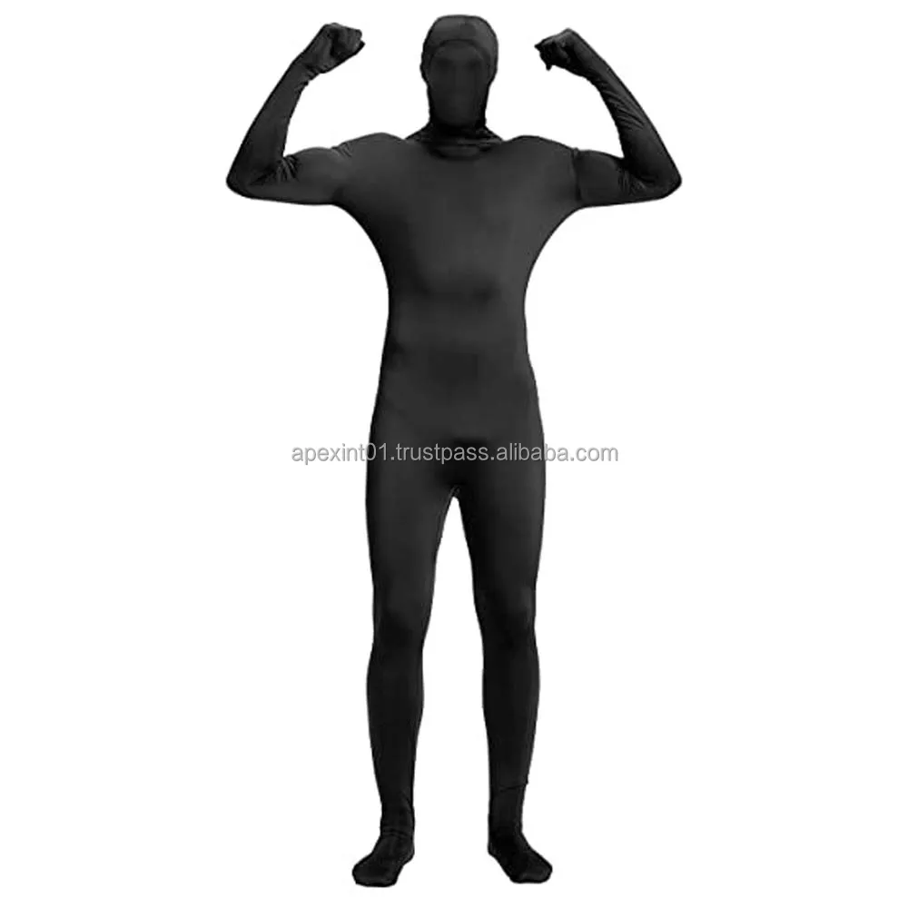 Cosplay Body Suit Costumes Black Spandex Womens Catsuit Yoga Costumes Adult Size Sexy Women 8665