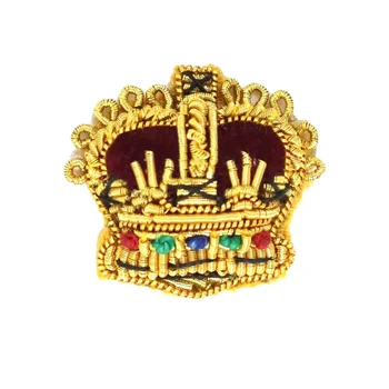 2024 Oem Blazer Badges Custom Ranks Bullion Wire Hand Embroidery Badges ...