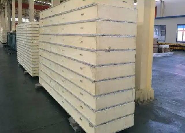 Cold Storage Wall Panels for Slaughterhouses and Meat Processing Units | PU/PIR Insulated Panels with Hygienic Steel Surface