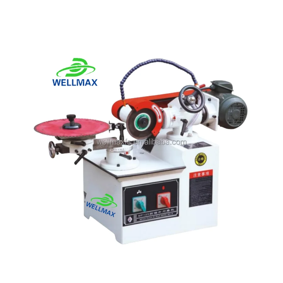 Wellmax Mf125 Circular Saw Teeth Sharpener Saw Blade Grinding Equipment