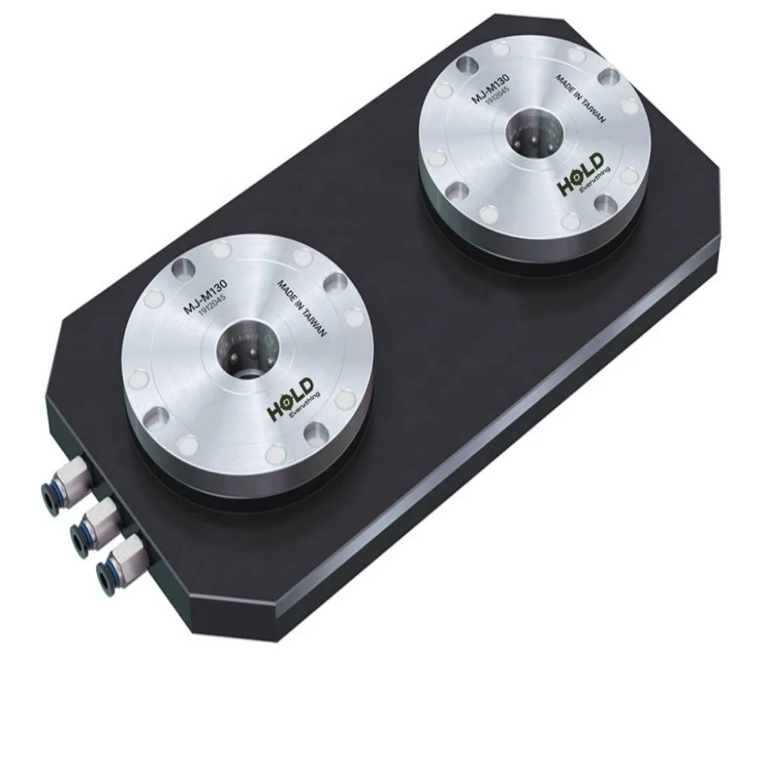 CNC Mill Zero Clamp Kit Pneumatic Lathe Chuck Essential Tool for Metalworking and Woodworking