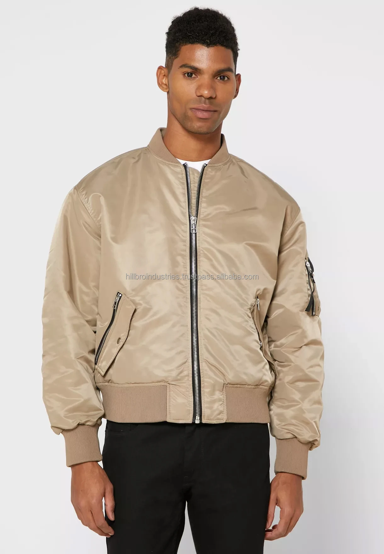 Customize Bomber Jacket Baseball Satin Bomber,Flight Team Vintage Field