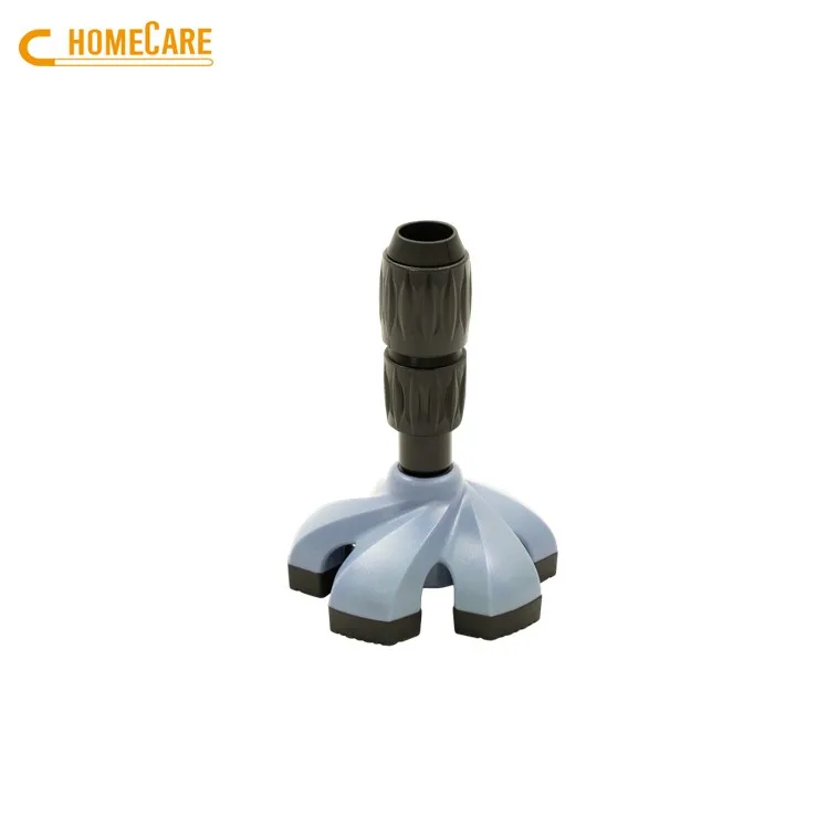OEM Plastic 360 Degree Rotation Self-Standing Anti-Slip Orthopedic Crutches Tip Rubber Ferrules for Walking Sticks