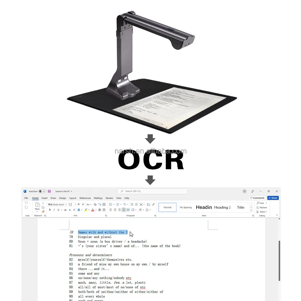 A3 Portable Scanning Visualizer Projector For Teaching Camera Document