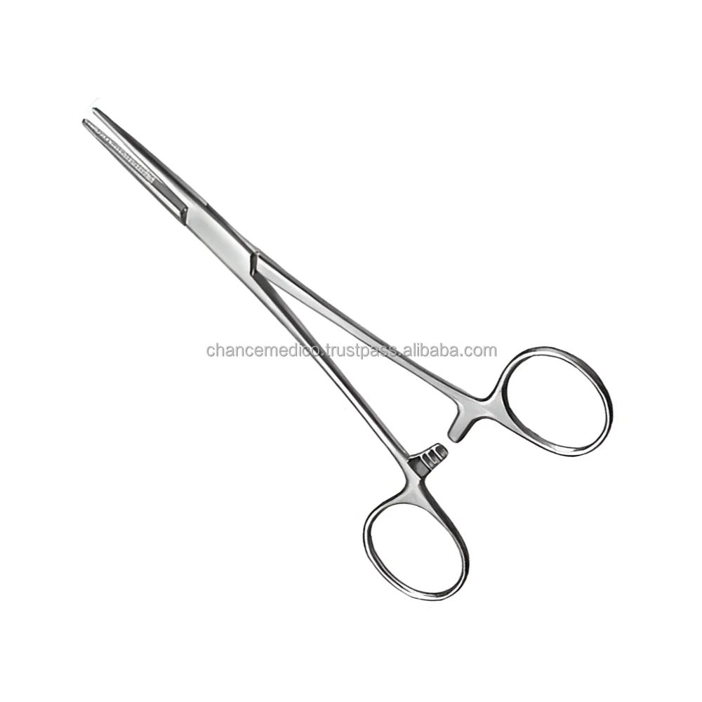 Kelly Hemostatic Forceps 14 Cm Straight Clamping Large Blood Vessels