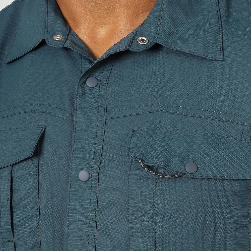 Customized Fishing Shirts Uv Protected/ Casual Shirts Men Solid Pattern