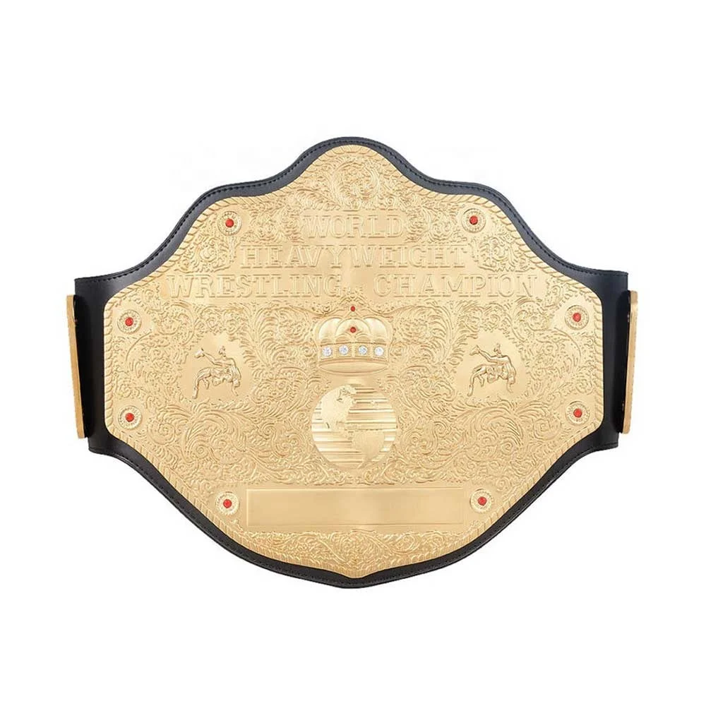 Big Gold World Heavyweight wrestling shops champion belt