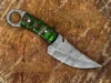 Damascus Steel & Green Wood
