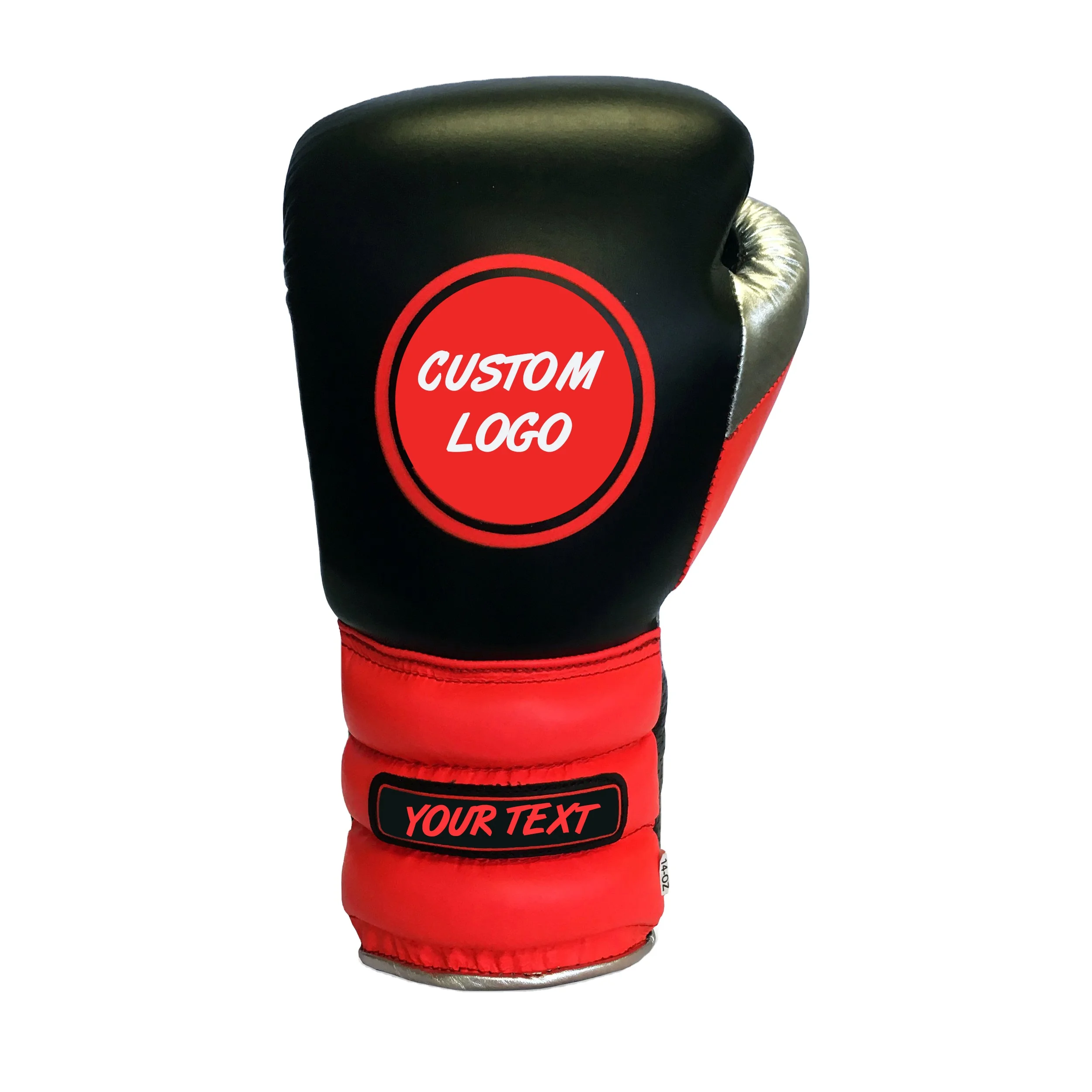 Lace Up Boxing Gloves Leather Professional Boxing Training Super Pro