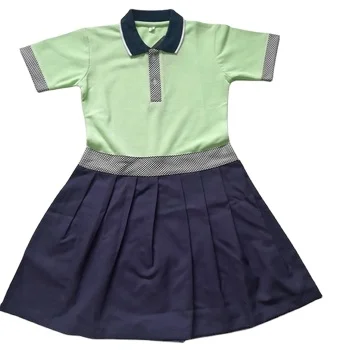 Primary Student Clothing Girls School Uniform Dress Good Quality Bulk ...