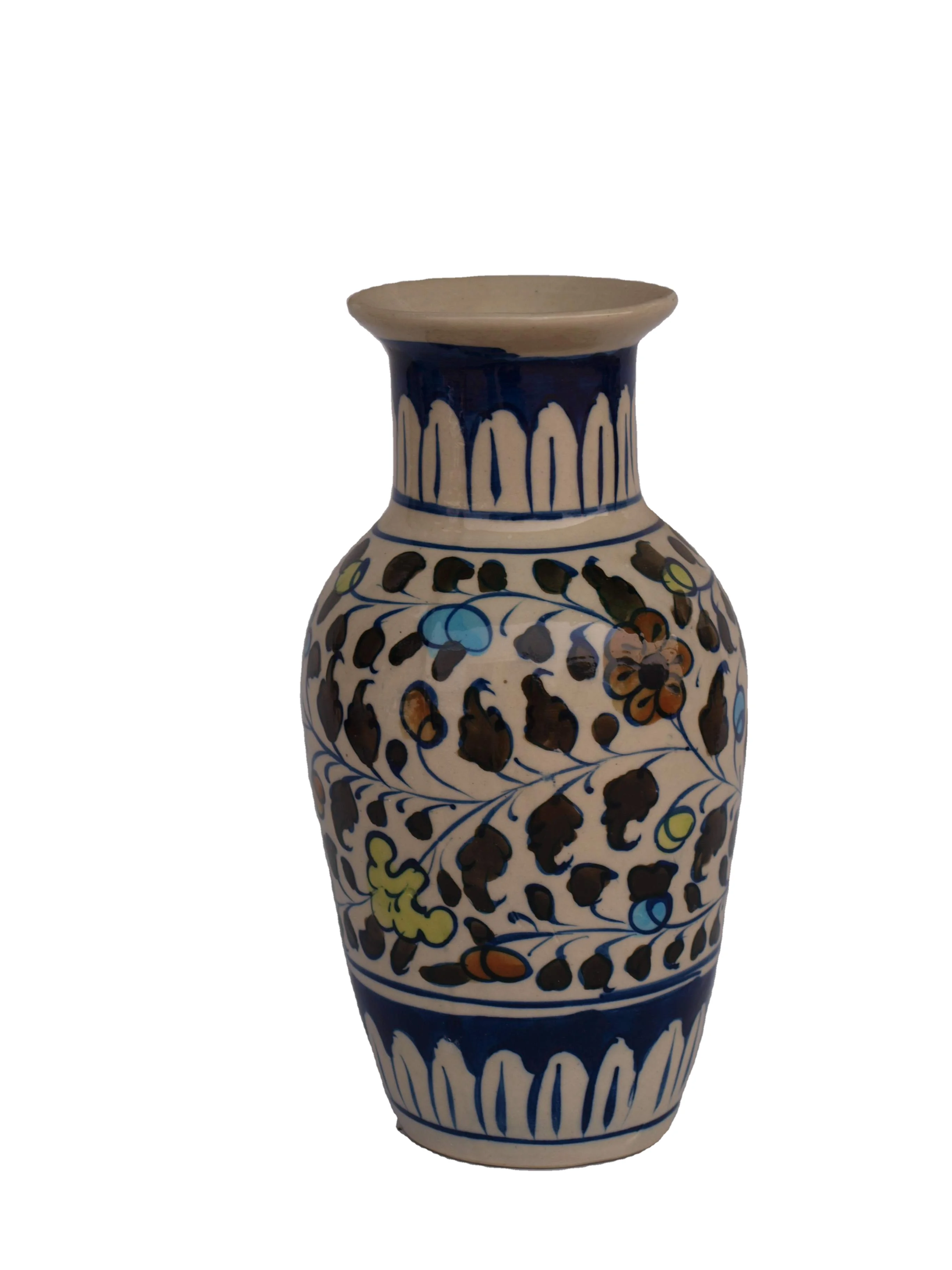 Blue Pottery Vases , Multan Flower Blue Pottery