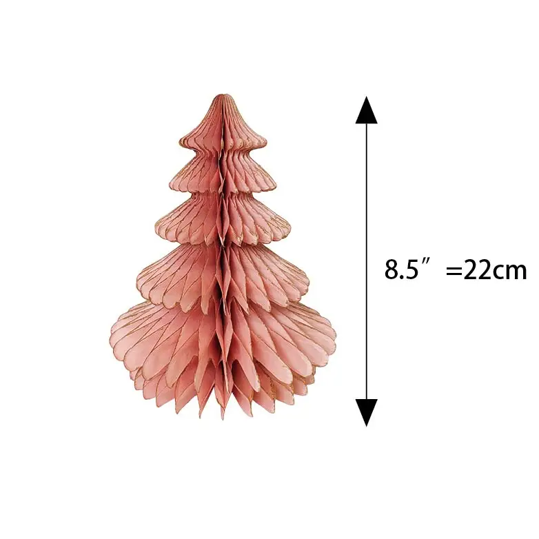 22cm Collapsible Christmas Tree Paper Honeycomb CE-8P053