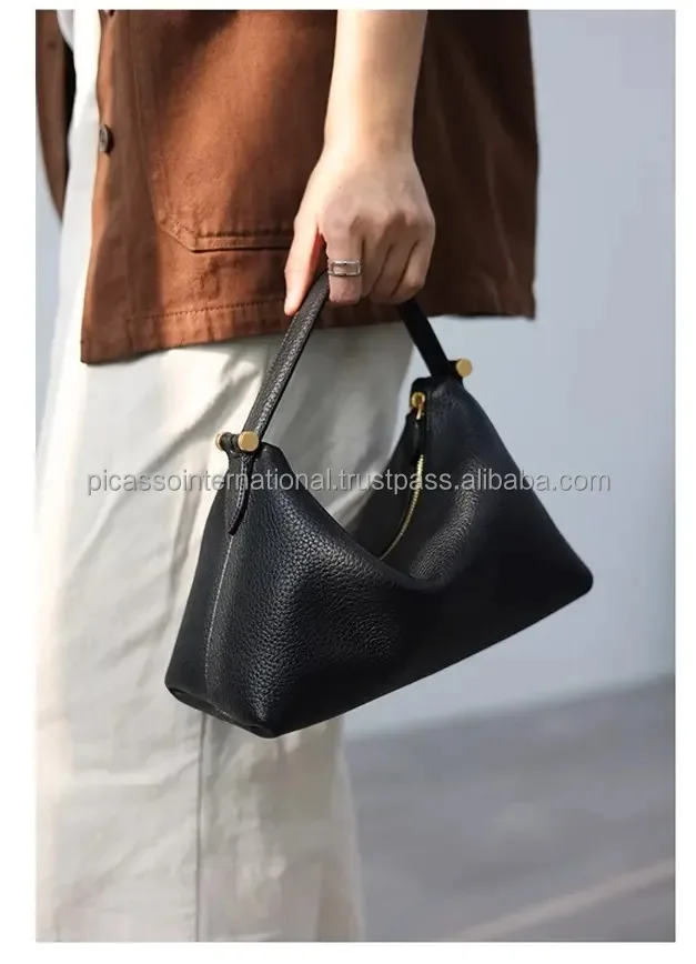 Women's Luxury Genuine Leather Handbag Top Wholesale Selling High Quality PVC Best Market Price Fashion Shoulder Underarm Bag