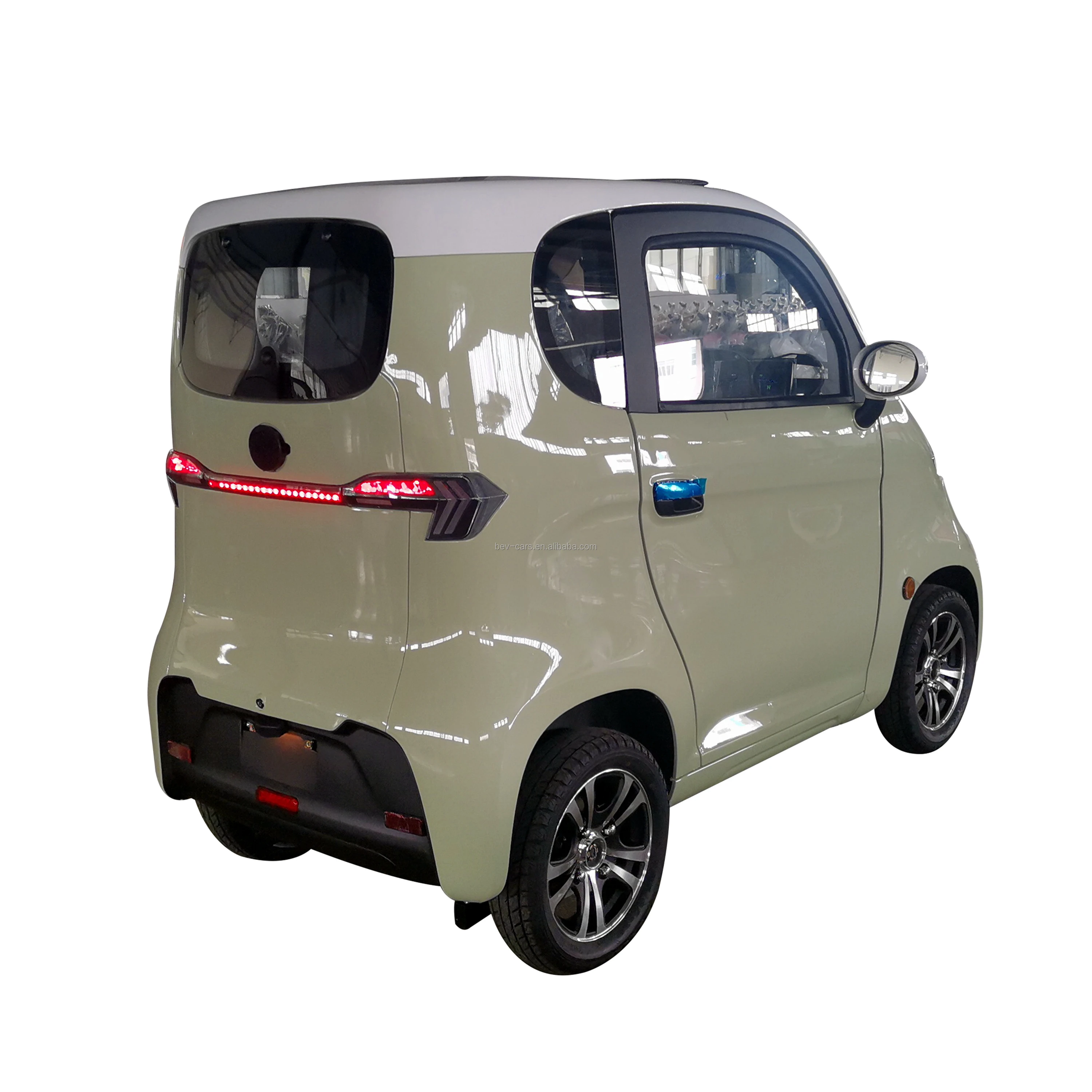 Enclosed Electric Passenger Vehicles 4 Wheel Car for Passenger EEC L6e-BP Approved Two Persons Electric Small Cars for Elderly