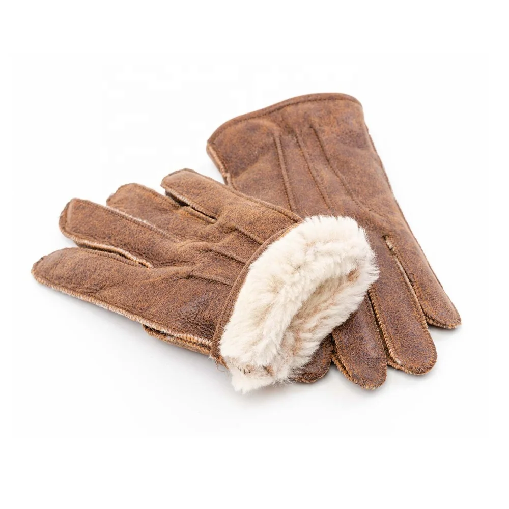 Женские замшевые перчатки с сенсорным экраном