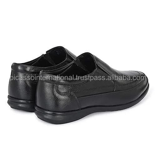 Modern Premium Quality Men's Genuine Leather Dress Shoes Wholesale Slip-On for Formal Casual Office Party Wear Upper Dress Style