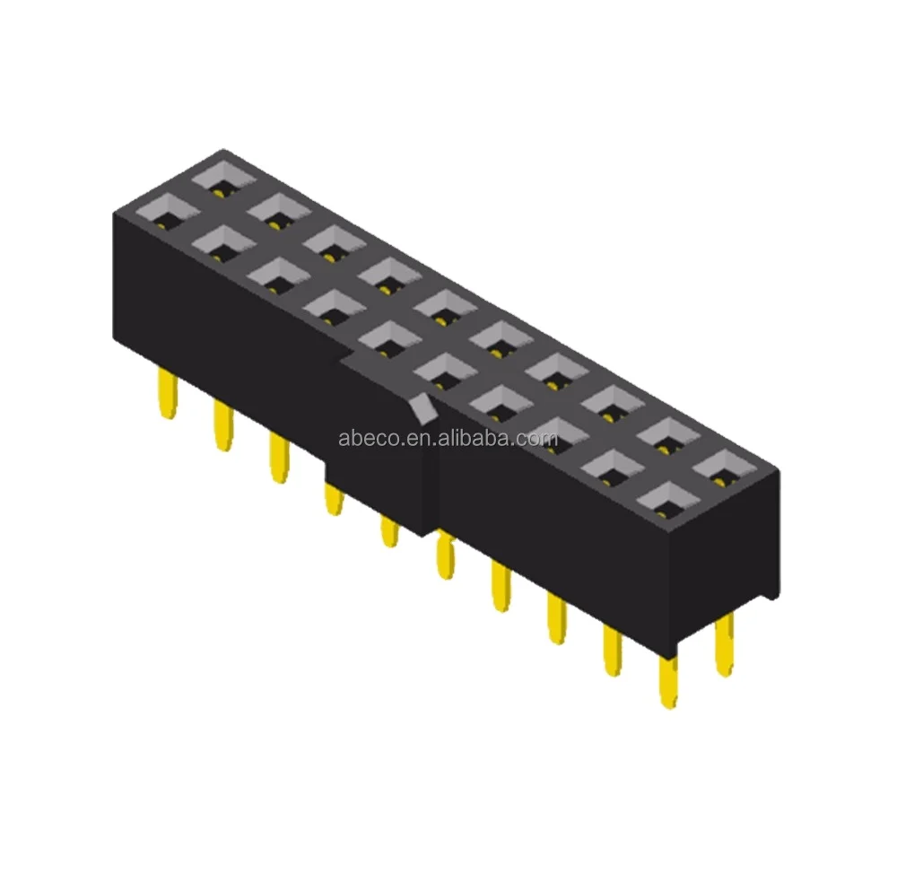 موصلأنثويAmtek5PS2SBX40-2XXPCBبـ48دبوسوصفينمزدوجينبمسافة4مممعأطرافمنسبائكالنحاسوطلاءذهبيلامع
