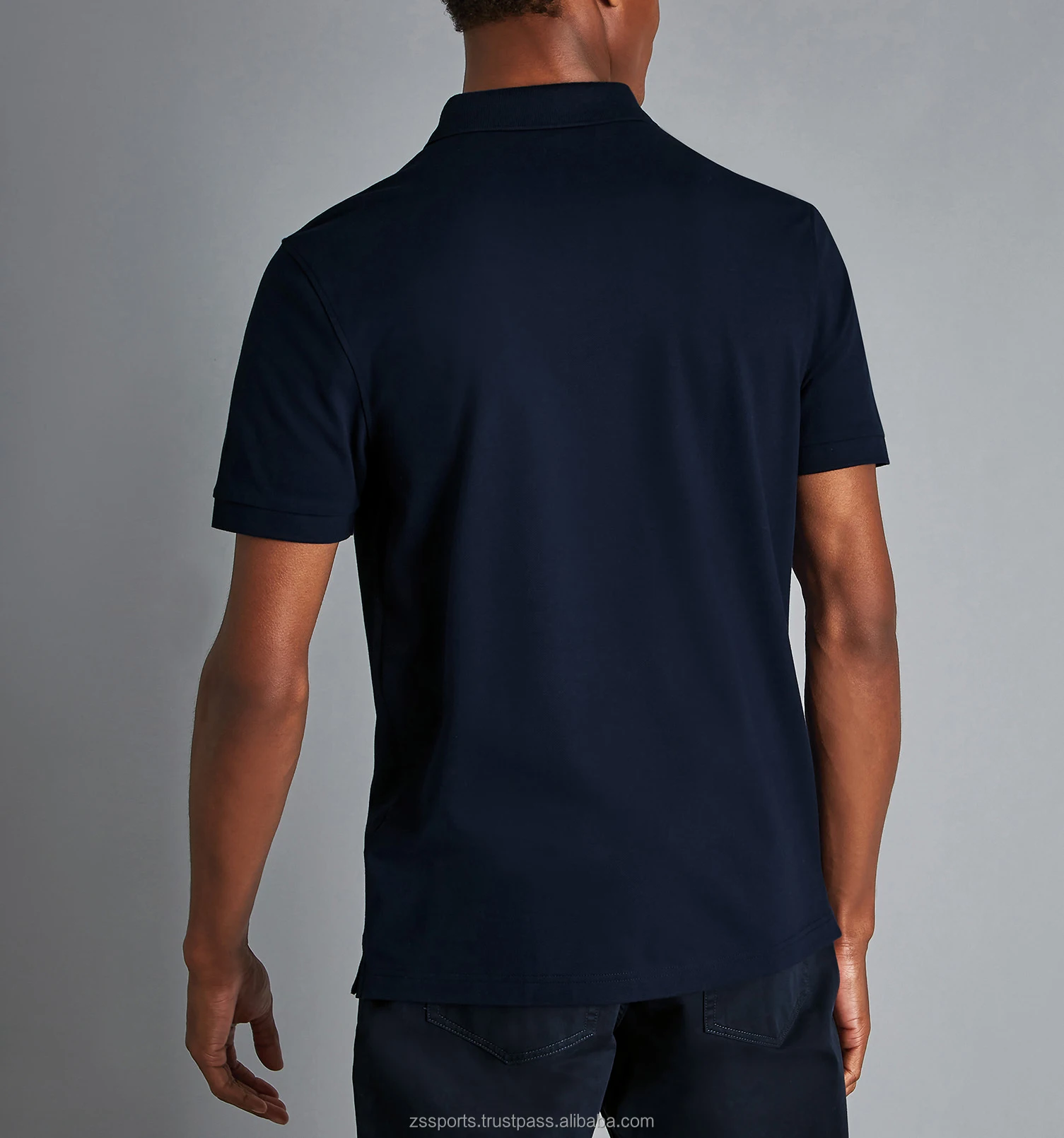 Crafted With Elegancy Plus Size Men's Breathable Polo T Shirts Timeless