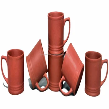 Tasses à Café En Argile Artisanales - Fabriquées à La Main En Europe, Look Rustique, 330 Ml