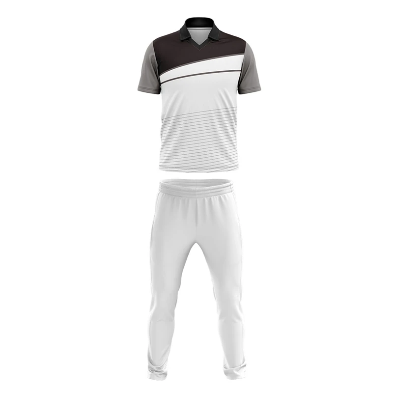 High Quality Custom Logo Cricket Jersey Trouser Set Team Uniform for Players 100% Polyester 4 Season Custom Sublimation Printing