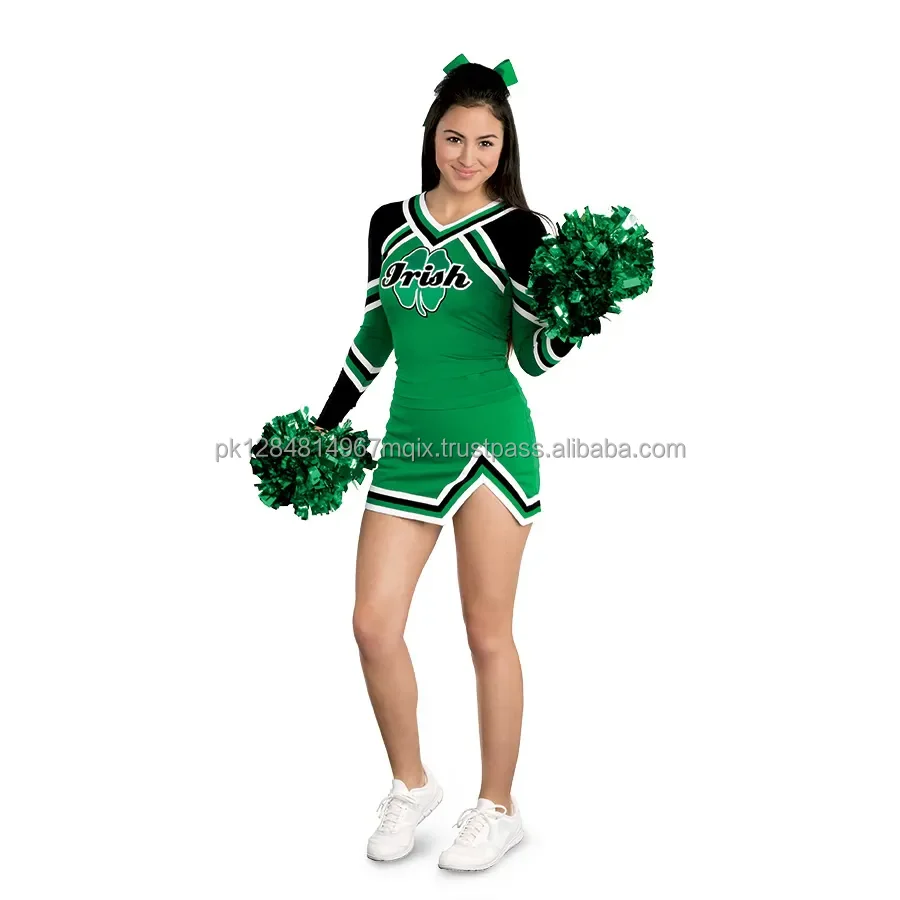 Customized Cheer Girls Uniform Wholesale Cheerleading Uniforms Oem